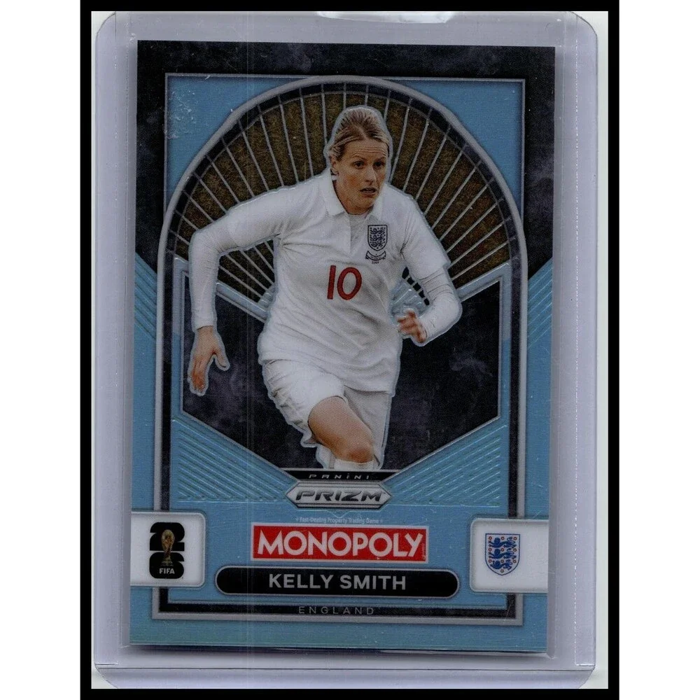 2026 Panini Prizm Monopoly World Cup Kelly Smith #97 England Light Blue #/249